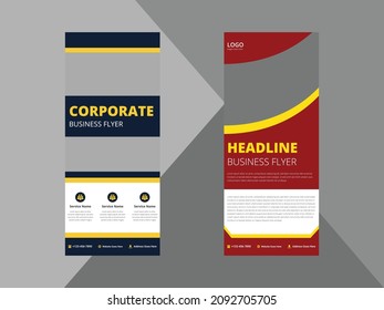 roll up banner design templates. business corporate roll up banner design ideas. poster leaflet brochure design ideas. cover, banner, poster, print-ready