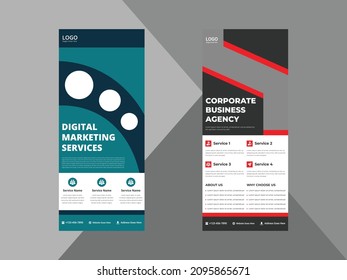 roll up banner design templates. business corporate roll up banner design ideas. poster leaflet brochure design ideas. cover, banner, poster, print-ready
