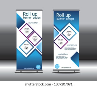 Planilla vectorial de diseño de banners para el despliegue