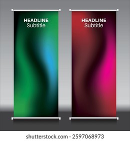 roll up banner design very nice and smart. exhibition. promotion. sale. advertising