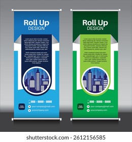 roll up banner education, marketing, vector, illustration, business, x banner