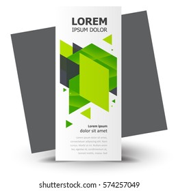 Roll up banner green