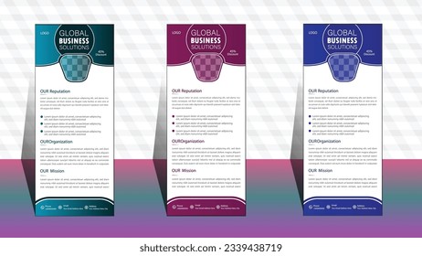 Roll up banner. layout corporate roll up banner signage standee template. professional corporate roll up banner design. business roll up banner design.
