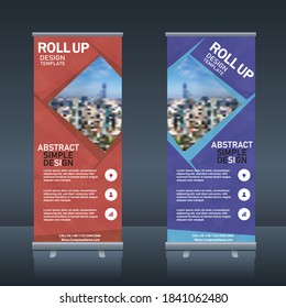 Banner de papel, pancarta de fondo , x banner diseño abstracto moderno