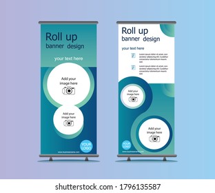 Planilla de impresión de diseño de redondeo de banners