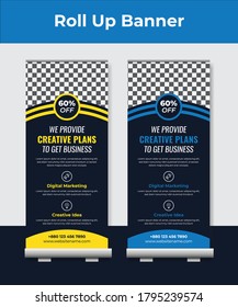 Roll Up Banner Set, Business Roll Up Banner