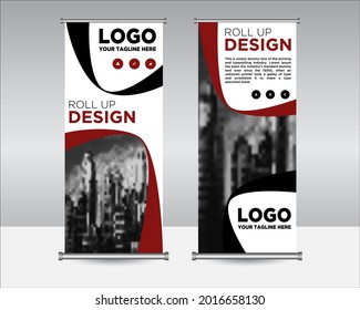 Banner de resumen, Banner Stand, diseño de informes anuales Vector de plantillas verticales editable, fondo abstracto para el diseño de negocios, Informe anual , moderno x-banner y banner-bandera