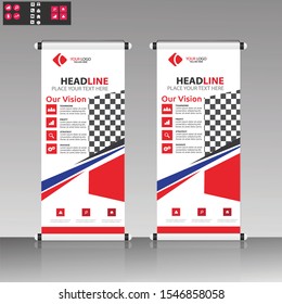 Roll up banner stand brochure flyer vertical template design, infographics, Modern Flag Banner Design. Cover, Annual Report, Magazine,Poster, Corporate Presentation, Flyer, Website. vector abstra

