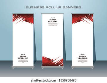 Roll up banner stand design. Standing Banner Design.