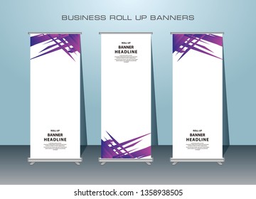 Roll up banner stand design. Standing Banner Design.
