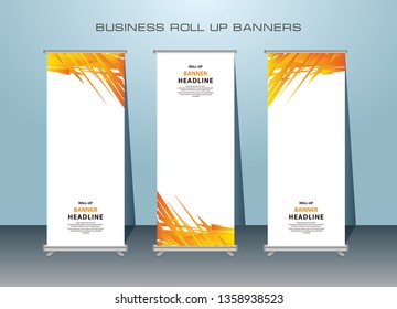 Roll up banner stand design. Standing Banner Design.