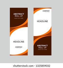 Roll Up Banner Stand Template Design