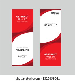 Roll Up Banner Stand Template Design