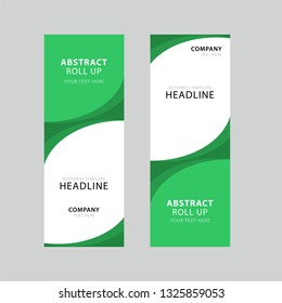 Roll Up Banner Stand Template Design