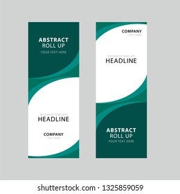 Roll Up Banner Stand Template Design
