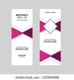 Roll Up Banner Stand Template Design