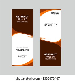 Roll Up Banner Stand Template Design