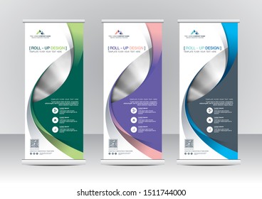 Roll Up Banner Stand Template Design