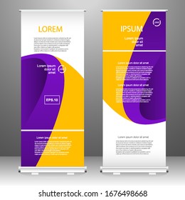 Diseñar plantillas de banner, para folletos, volantes, infografías. publicidad moderna. ilustración vectorial