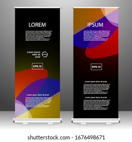Diseñar plantillas de banner, para folletos, volantes, infografías. publicidad moderna. ilustración vectorial
