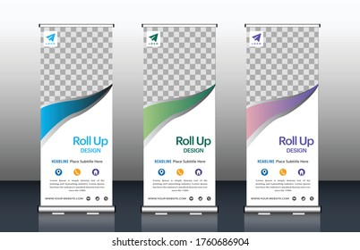 Bannerstanddesign aufrollen

