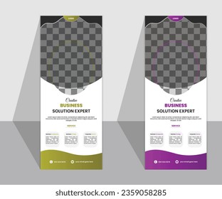 Diseñar plantillas de carteles de anuncios. Banner de la moda moderna de la publicidad de exhibiciones. diseño profesional de banners .