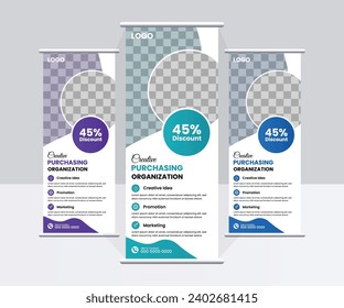 Roll up banner stand template design. Modern exhibition advertising trend business roll up banner., stand,
roll up stand, 
