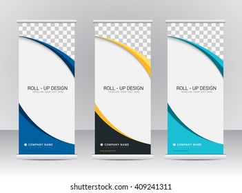 Roll Up Banner Stand Template Design