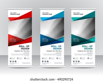 Roll Up Banner Stand Template Design