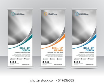 Roll Up Banner Stand Template Design