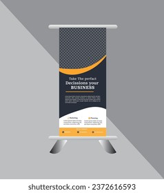 Plantilla de pancarta de resumen y plantilla de diseño de pancartas de resumen creativo