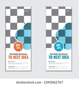 Roll Up Banner Template Design