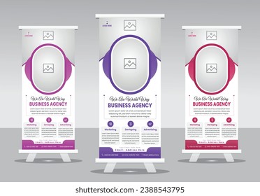 diseño de plantillas de banner de resumen