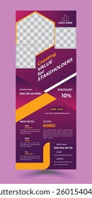 ROLL UP BANNER TEMPLATE DESIGN