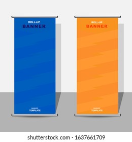 roll up banner template design. design materials for use, business, events, news. marketing advertising.
Vertical information board design. abstract background. vector illustration.