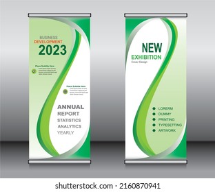 Roll up banner template design,banner layout, advertisement, pull up, polygon background, vector illustration, business flyer, display, x-banner, flag-banner, Info graphics, presentation.