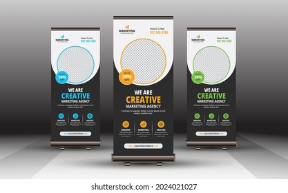 Roll Up Banner Template Layout