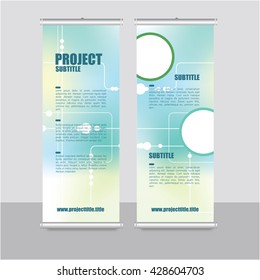 Roll up banner template - presentation design