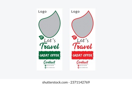 Roll Up Banner template, stand design, advertisement, display.