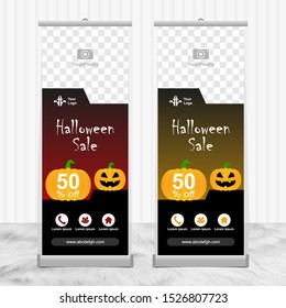Roll up banner template - stand banner promotion - sales promotion - advertising