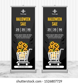 Roll up banner template - stand banner promotion - sales promotion - advertising