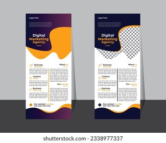 Roll up banner template,Creative roll up banner design,Unique design template ,Modern  roll up ,stand  , banner layout .simple banner layout ,Business roll up .