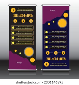roll up banner . used illustrator