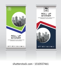 Roll up banner Vector eps 10.commecial use ,abstract