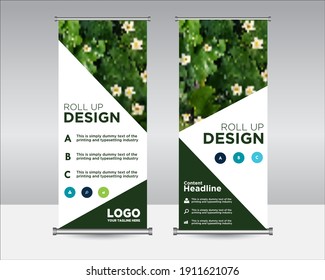 Roll up banner vector template design, modern x-banner and flag-banner advertising. editable vector illustration
green environment design, Eco friendly 