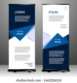 Redoblar el diseño de plantillas verticales de banners, para folletos, negocios, volantes, infografías. moderno anuncio de banner x y banderín. ilustración vectorial