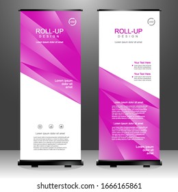 Redoblar el diseño de plantillas verticales de banners, para folletos, negocios, volantes, infografías. moderno anuncio de banner x y banderín. ilustración vectorial