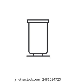 Roll up banners icon symbol design collection
