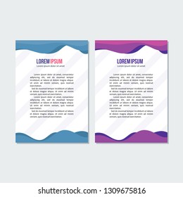 roll brochure design. minimal background for promotion and advertising
