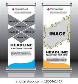 plancha vertical de diseño de pancarta de folletos, fondo geométrico abstracto, pancarta x y banner moderno, tamaño de rectángulo.